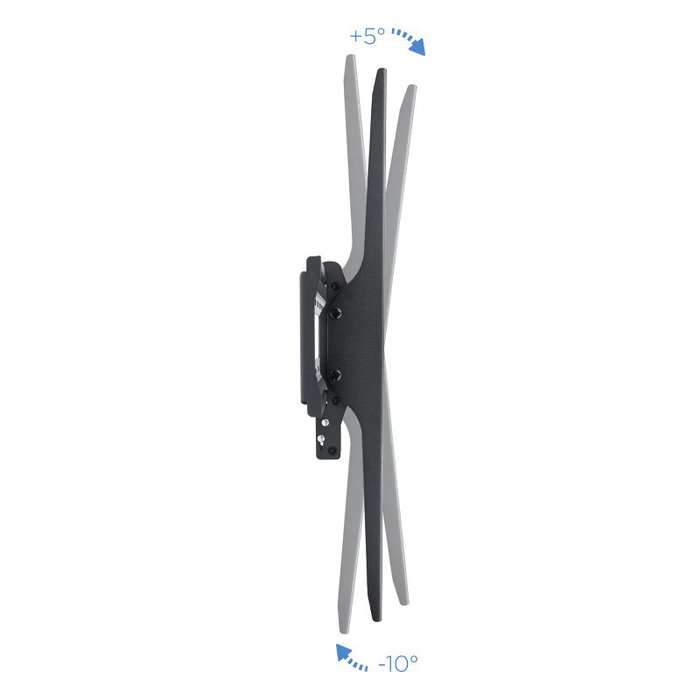 TooQ Soporte de Pared Fijo Inclinable para TV de 60 a 100 Pulgadas, hasta 75 kg, VESA 200x200 a 900x600, Negro - LP42100T-B